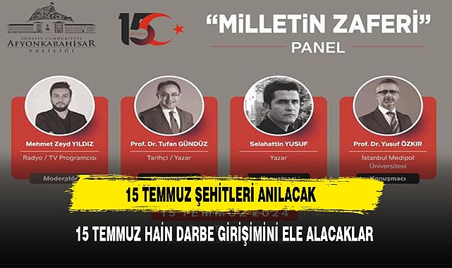 TÜRK MİLLETİNİN DEMOKRASİYE BAĞLILIĞINI BİR KEZ DAHA ANLATACAKLAR
