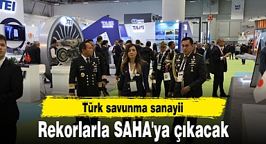 Türk savunma sanayii rekorlarla SAHA'ya çıkacak