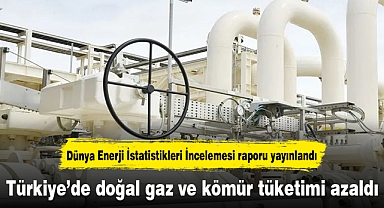 Türkiye’de doğal gaz tüketimi yüzde 5,5 kömür tüketimi ise yüzde 6,3 azaldı