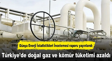 Türkiye’de doğal gaz tüketimi yüzde 5,5 kömür tüketimi ise yüzde 6,3 azaldı