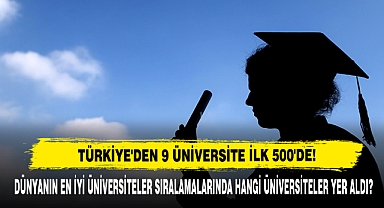 Türkiye'den 9 Üniversite İlk 500'de!
