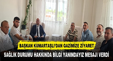Türkiye Harp Malulü Gaziler, Şehit, Dul ve Yetimler Derneği'nden gazimize ziyaret