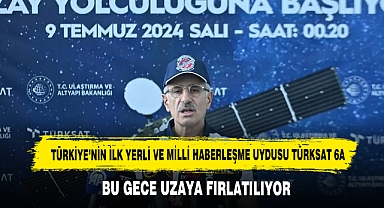 Türkiye’nin İlk Yerli Haberleşme Uydusu TÜRKSAT 6A Bu Gece Uzaya Fırlatılıyor