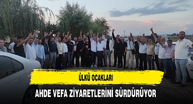 Ülkü Ocakları Ahde Vefa Ziyaretlerini Sürdürüyor