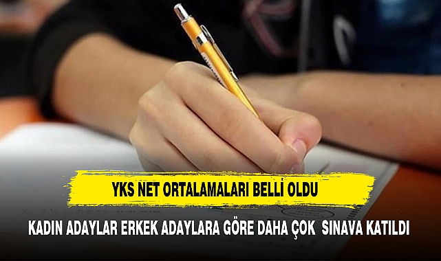 ÜNİVERSİTE SINAVINDA NET ORTALAMALARI BELLİ OLDU