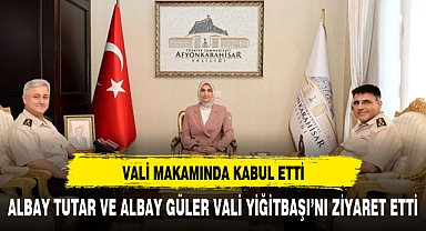 VALİ YİĞİTBAŞI , BÖLGE BAŞKANLARINI MAKAMINDA KABUL ETTİ