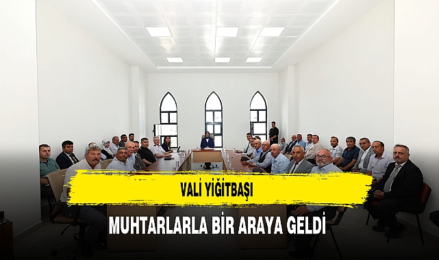 Vali Yiğitbaşı Muhtarla Bir Araya Geldi