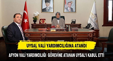 Vali Yiğitbaşı, Vali Yardımcısı Uysal'ı Makamında Kabul Etti