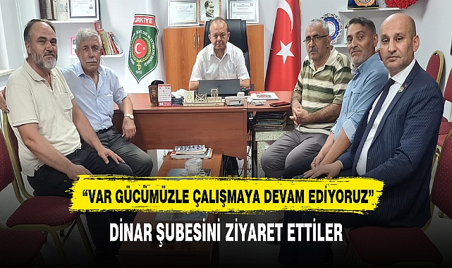  "VAR GÜCÜMÜZLE ÇALIŞMAYA DEVAM EDİYORUZ"