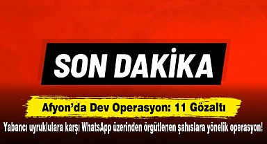 Yabancı uyruklulara karşı WhatsApp üzerinden örgütlenen şahıslara yönelik operasyon!