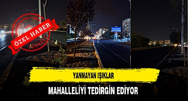 Yanmayan Işıklar Mahalleliyi Tedirgin Ediyor