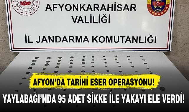 YAYLABAĞI'NDA 95 ADET SİKKE İLE YAKAYI ELE VERDİ!