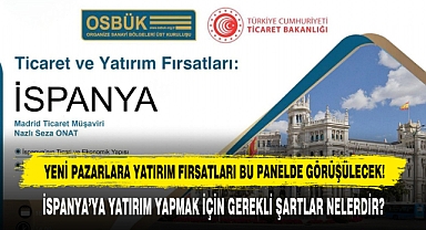 Yeni Pazarlara Yatırım Fırsatları Bu Panelde Görüşülecek!