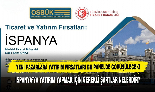 Yeni Pazarlara Yatırım Fırsatları Bu Panelde Görüşülecek!