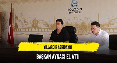 Yıllardır Askıdaydı Başkan Aynacı El Attı