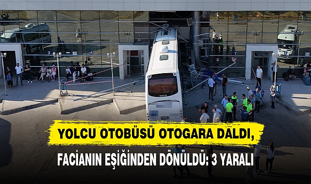 YOLCU OTOBÜSÜ OTOGARA DALDI,