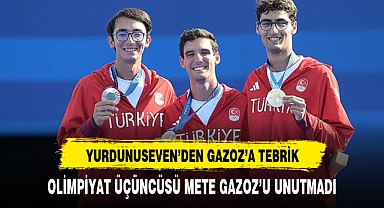 YURDUNUSEVEN MİLLİ SPORCU GAZOZ'U KUTLADI