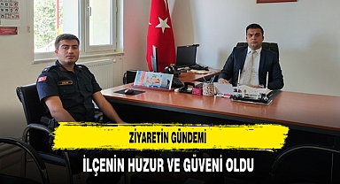Ziyaretin Gündemi İlçenin Huzur ve Güveni Oldu
