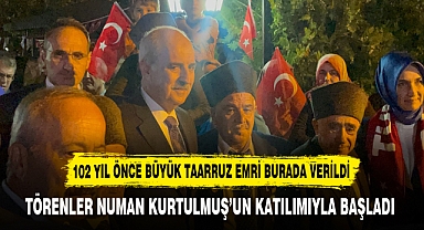102 YIL ÖNCE BÜYÜK TAARRUZ EMRİ BURADA VERİLDİ