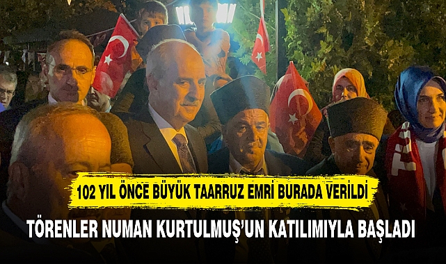 102 YIL ÖNCE BÜYÜK TAARRUZ EMRİ BURADA VERİLDİ