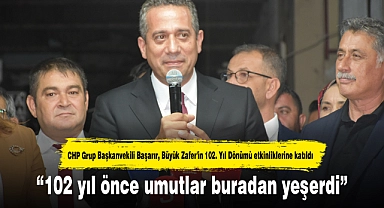 "102 yıl önce umutlar buradan yeşerdi"