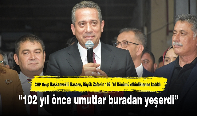 "102 yıl önce umutlar buradan yeşerdi"