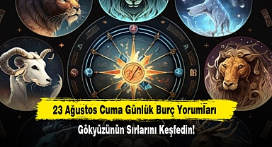 23 Ağustos Cuma Günlük Burç Yorumları: Gökyüzünün Sırlarını Keşfedin!
