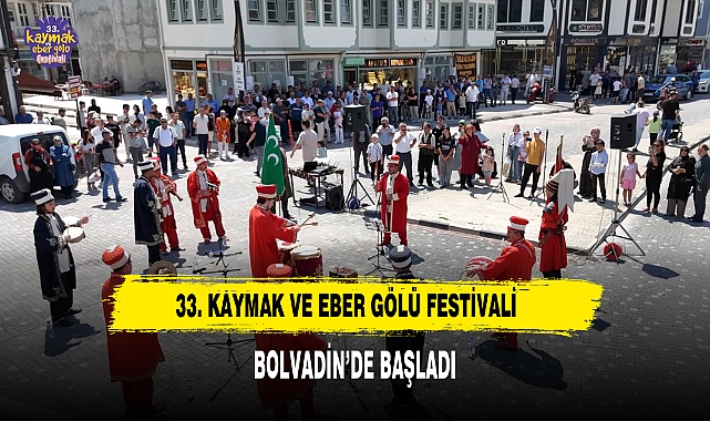 33. Kaymak Ve Eber Gölü Festivali Bolvadin’de Başladı