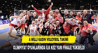 A Milli Kadın Voleybol Takımı Olimpiyat Oyunlarında İlk Kez Yarı Finale Yükseldi