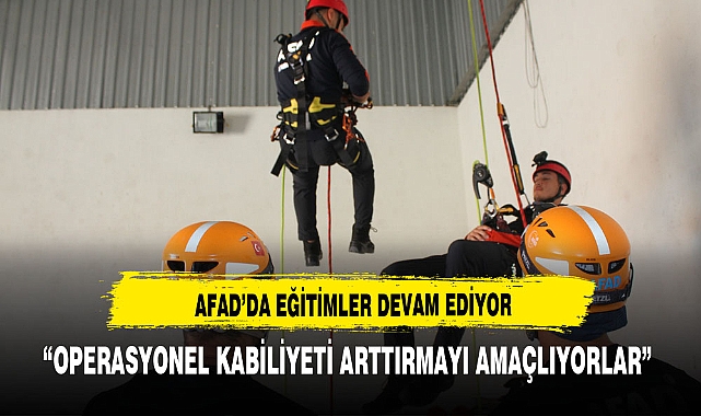 AFAD Afyonkarahisar’da Yeni Personellere Eğitim: Operasyonel Kabiliyet Artırılıyor"