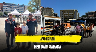 AFAD Ekipleri Her Daim Sahada