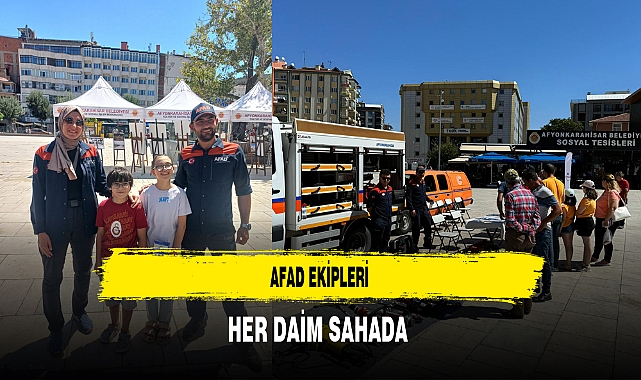 AFAD Ekipleri Her Daim Sahada