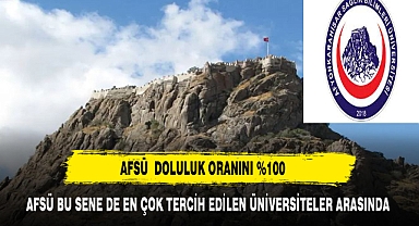 AFSÜ'DE DOLULUK ORANI YÜZDE YÜZ'E ULAŞTI