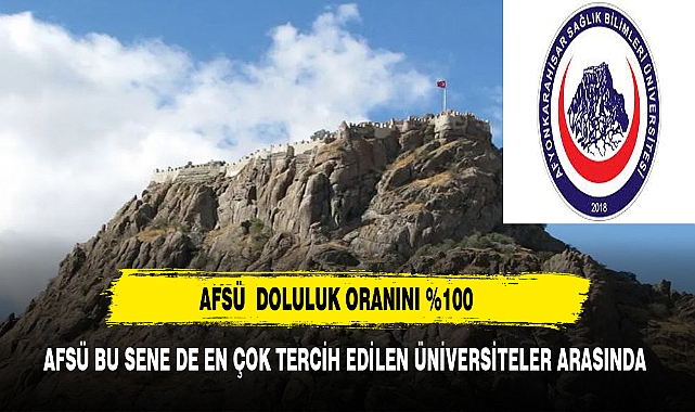 AFSÜ'DE DOLULUK ORANI YÜZDE YÜZ'E ULAŞTI