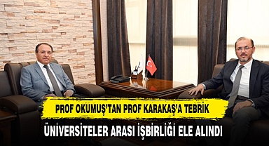 AFSÜ Rektörü Prof. Dr. Nurullah Okumuş'tan AKÜ Rektörü Prof. Dr. Mehmet Karakaş’a Ziyaret