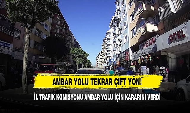 Afyon Ambar Yolu Tekrar Çift Yön!