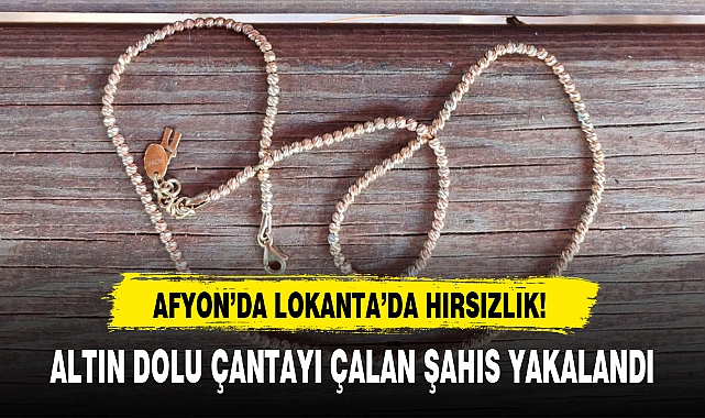AFYON'DA LOKANTA'DA HIRSIZLIK!