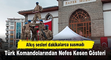 Afyon'da Türk Komandolarından Nefes Kesen Gösteri