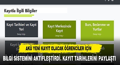 Afyon Kocatepe Üniversitesi'nden 2024-2025 Öğretim Yılı Kayıt Duyurusu