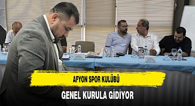 Afyon Spor Kulübü Genel Kurula Gidiyor