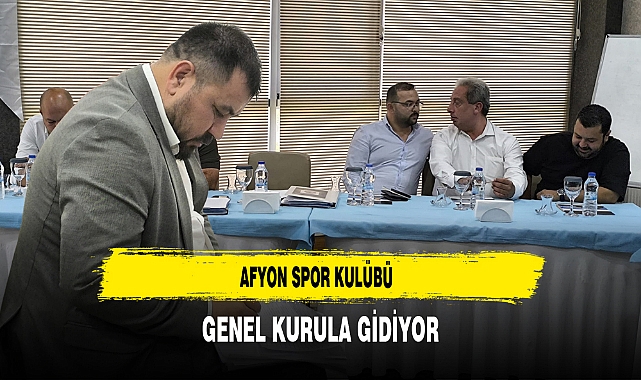 Afyon Spor Kulübü Genel Kurula Gidiyor