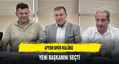 Afyon Spor Kulübü Yeni Başkanını Seçti