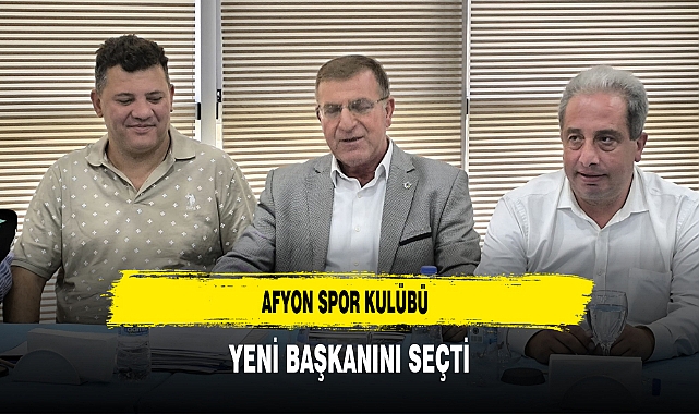 Afyon Spor Kulübü Yeni Başkanını Seçti