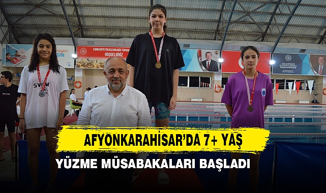 Afyonkarahisar’da 7+ Yaş Yüzme Müsabakaları Başladı
