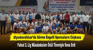 Afyonkarahisar’da Görme Engelli Sporcuların Coşkusu