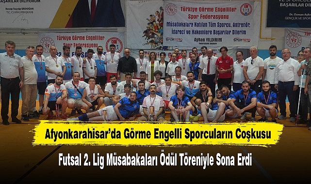Afyonkarahisar’da Görme Engelli Sporcuların Coşkusu