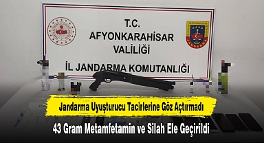 Afyonkarahisar’da Jandarma Uyuşturucu Tacirlerine Göz Açtırmadı