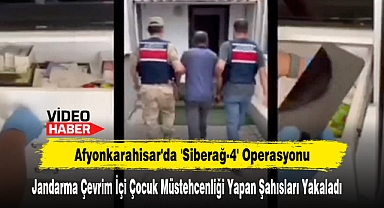 Afyonkarahisar'da 'Siberağ-4' Operasyonu
