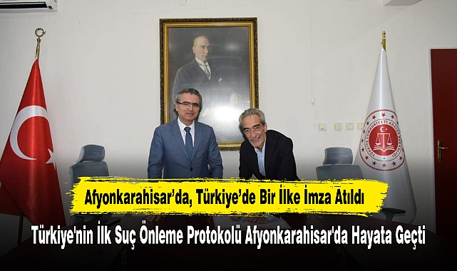 Afyonkarahisar’da, Türkiye’de Bir İlke İmza Atıldı