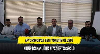 AFYONSPOR'DA YENİ YÖNETİM OLUŞTU